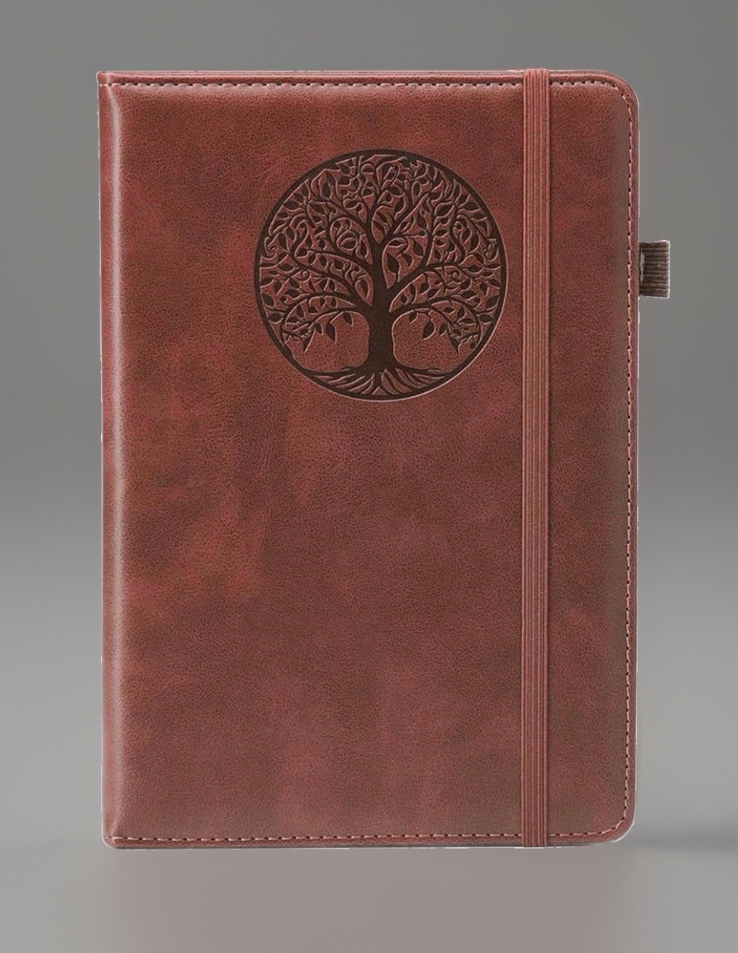 Journal Notebook A5 5 x 8 Inch Hardcover Vegan Leather 256 Page Tree Of Life