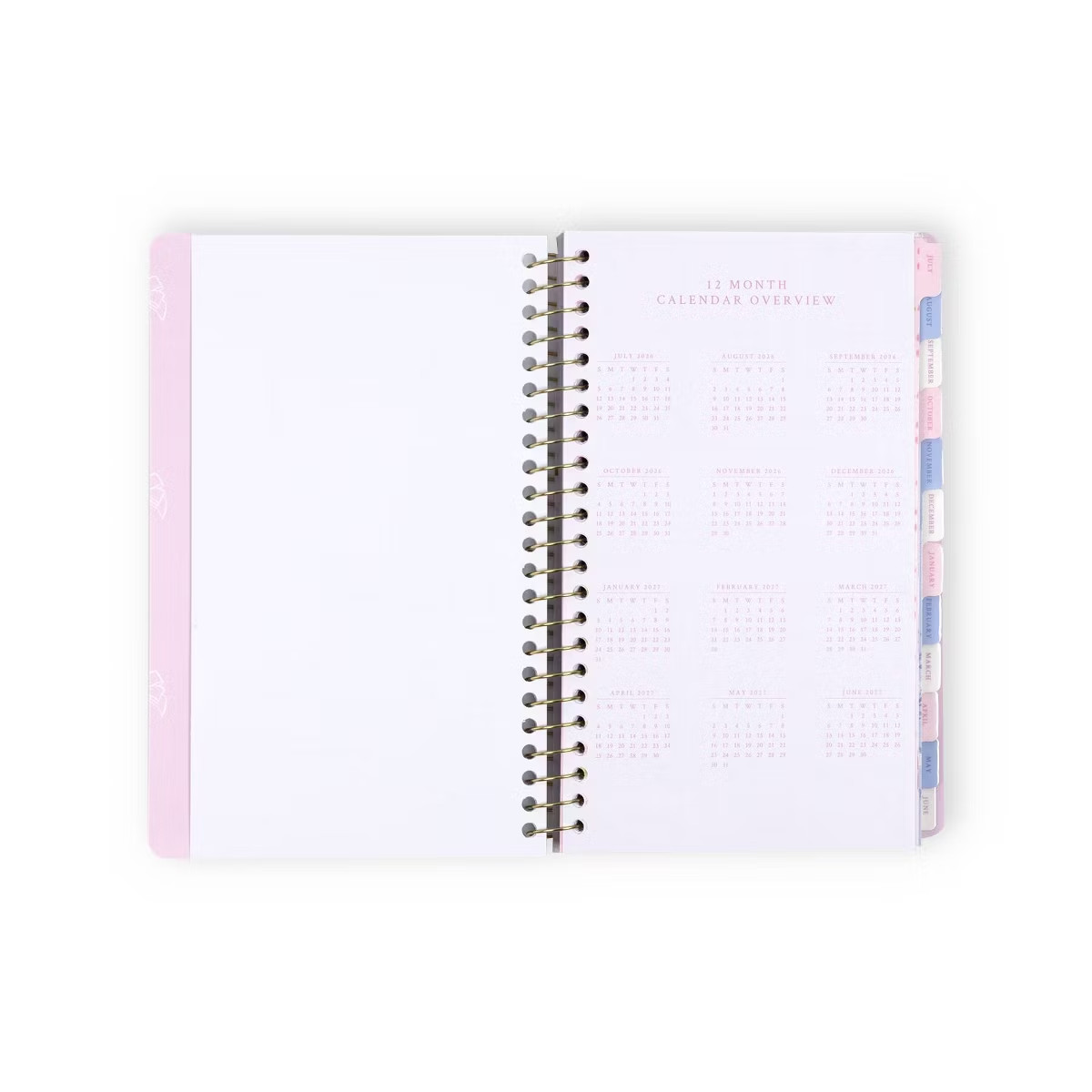 LoveShackFancy x Target Monthly and Weekly Planner 5″x 8″ Ballet Bloom
