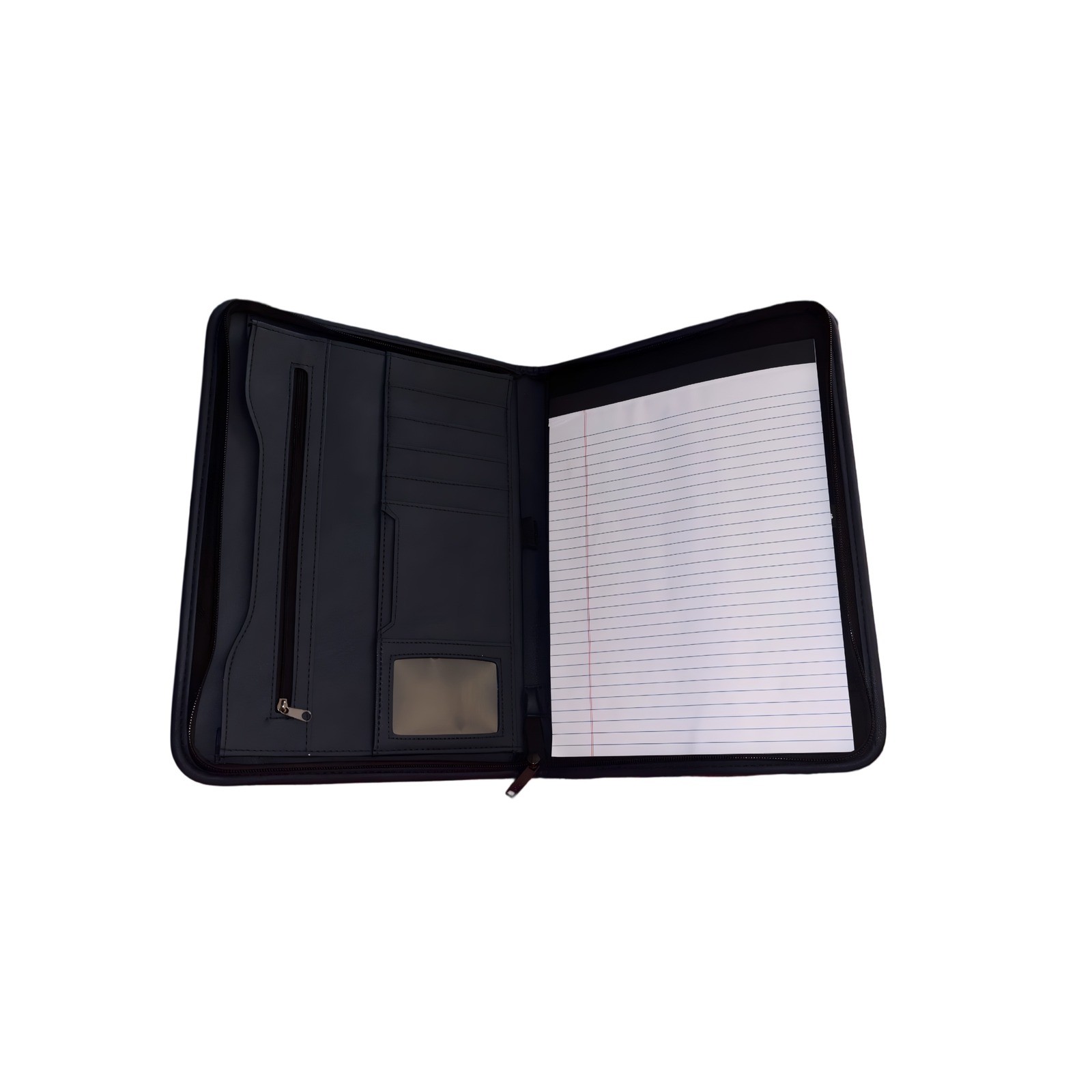 Army Family Team Building Leather Portfolio Organizer w Eagle Emblem Military
