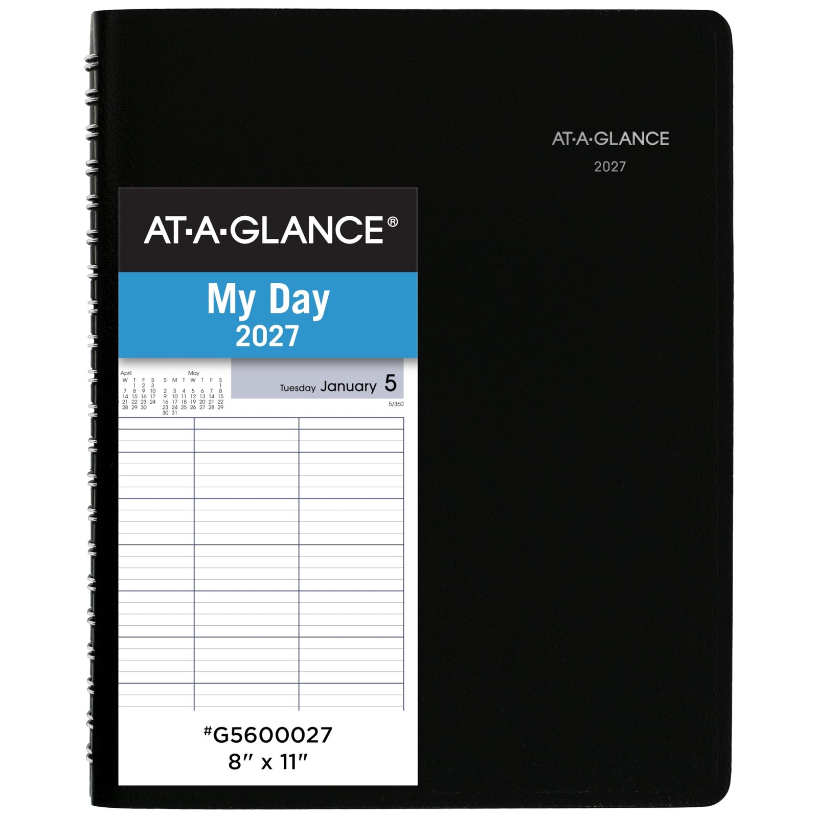 ATAGLANCE 2027 Appointment Book Planner, Daily Group Planner, 8″ x 11″, Four …