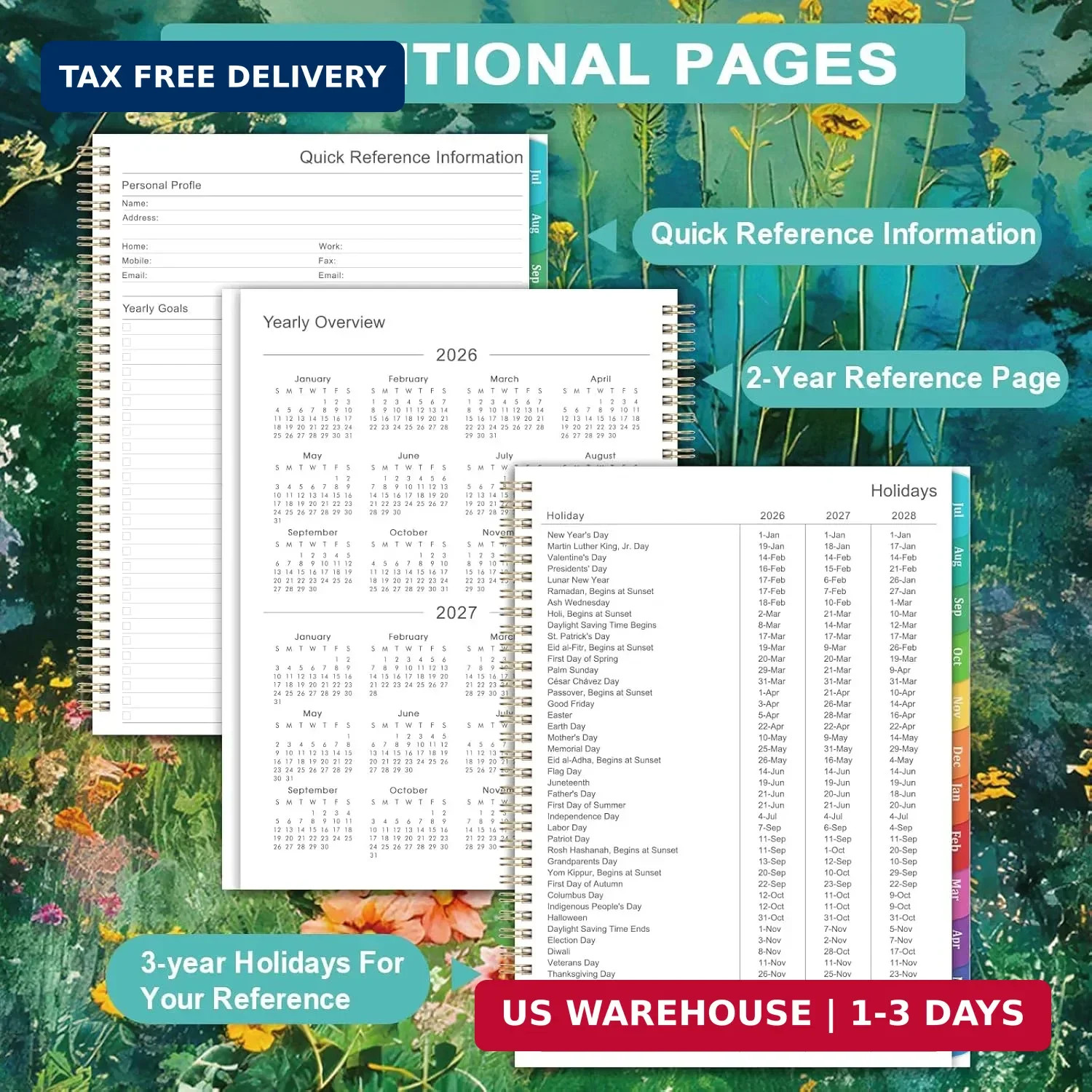 Planner 2026-2027 – 2026-2027 Planner Weekly and Monthly from Jul. 2026 – Jun. 2
