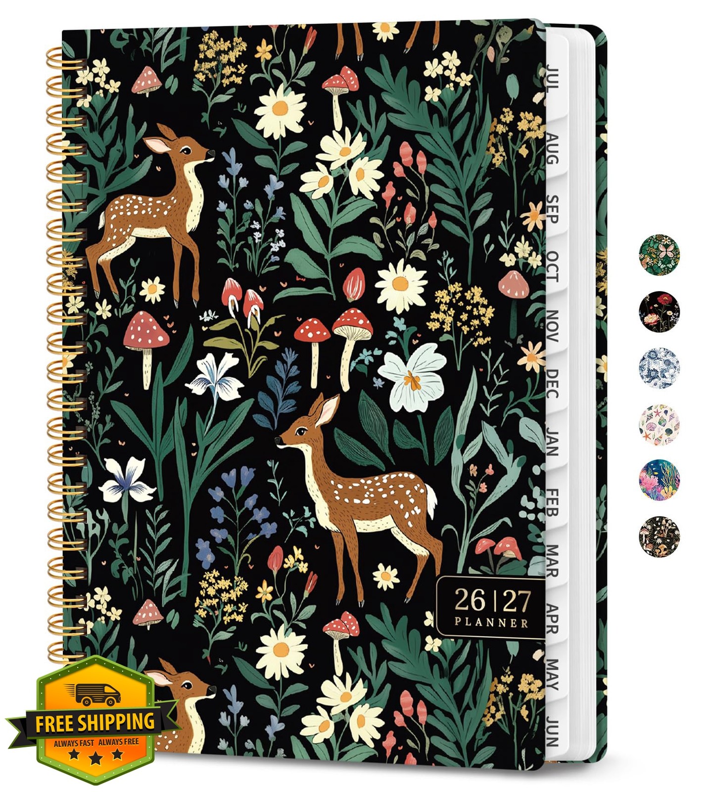 ZOTIA A5 Forest Fawns planner 6.3″x8.5″