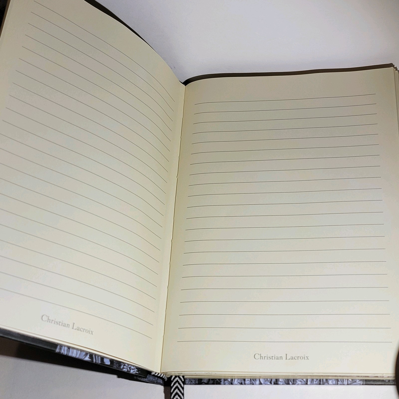 *GORGEOUS* Christian Lacroix Papier Travel Journal Notebook Lined Embellished