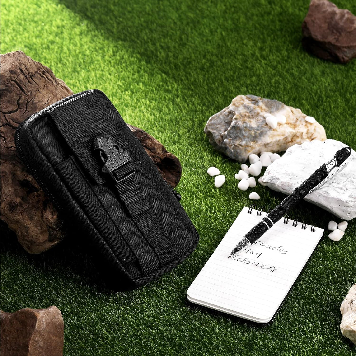 Waterproof Pocket Notebook with Pen and Fabric Cover Outdoor 5 Pcs 3 X 5 Inch