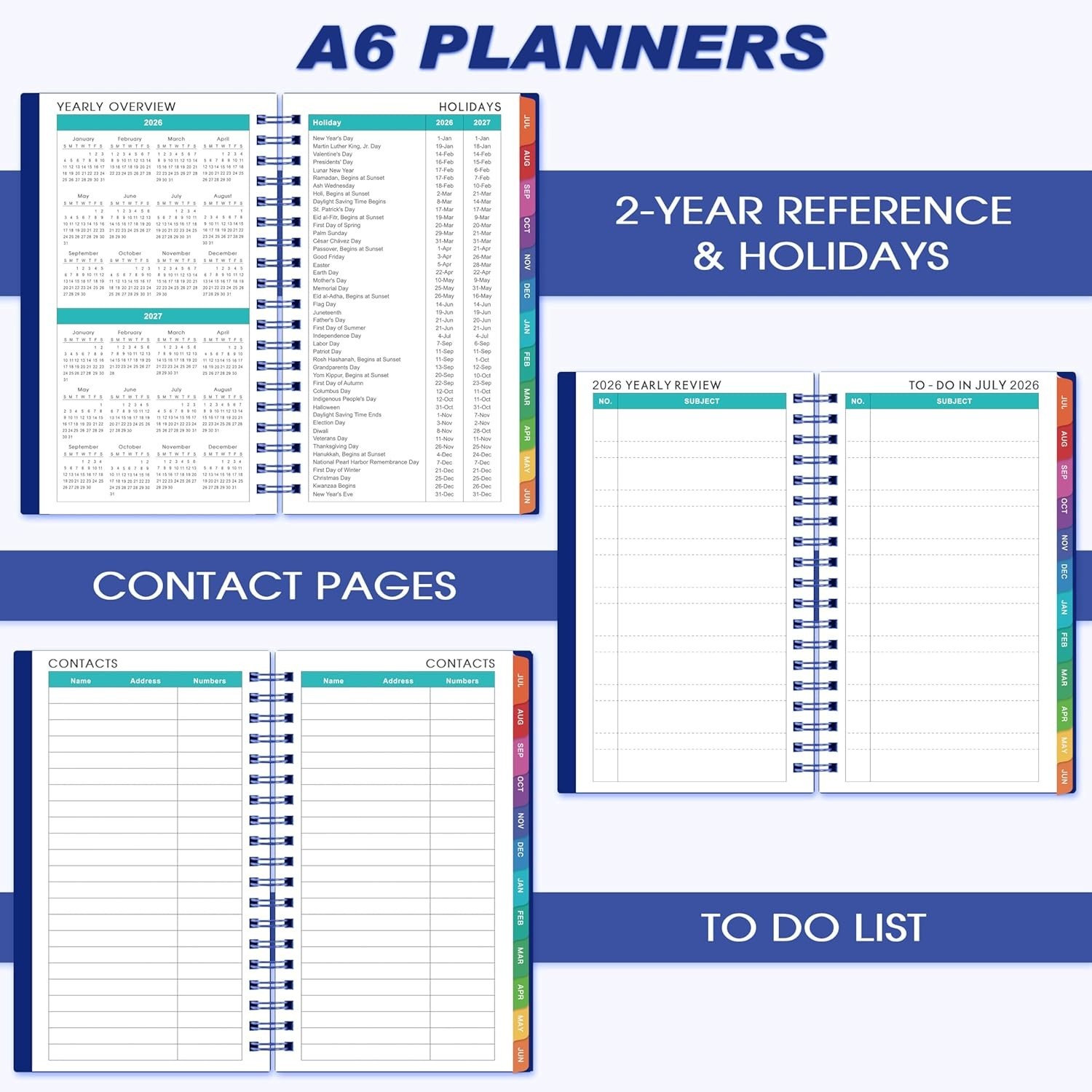 2026-2027 Pocket Calendar/Planner – 2026-2027 Weekly & Monthly Pocket Planner…