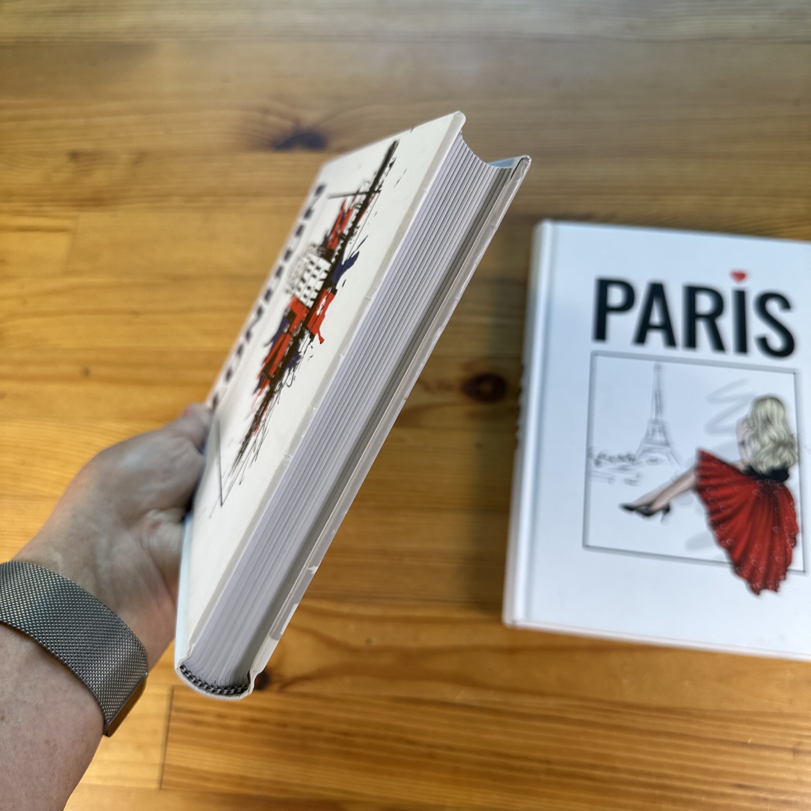 Lot Of Two New Journals London & Paris 9.5” X 6.5” Blank Unlined Pages Hardcover