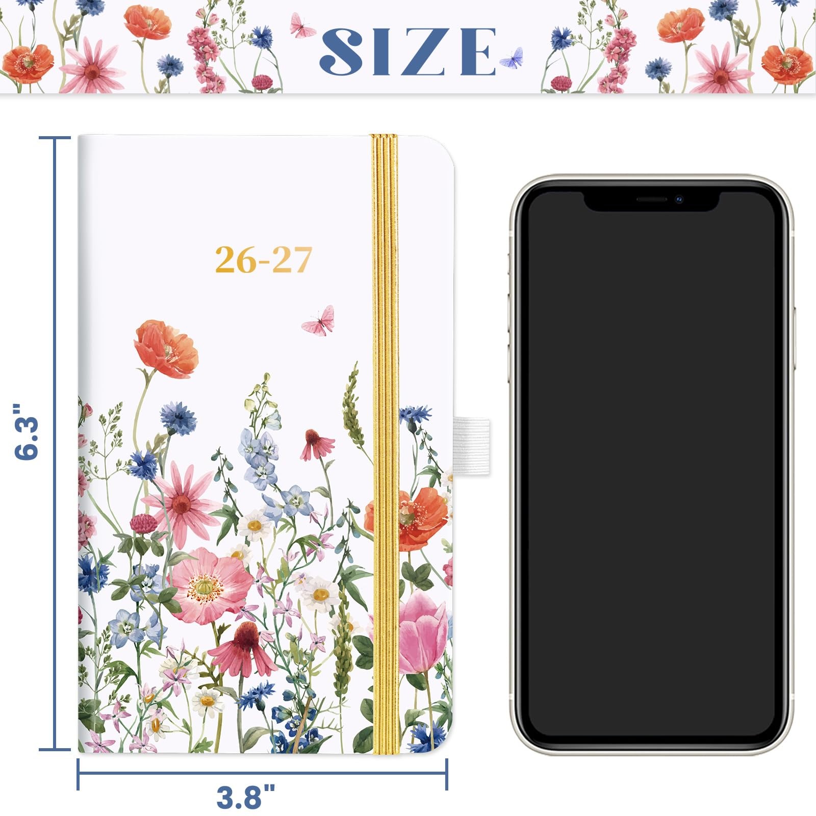 Pocket Calendar 2026-2027 – 2026-2027 Pocket Planner for Purse, Jul. 2026 – J…