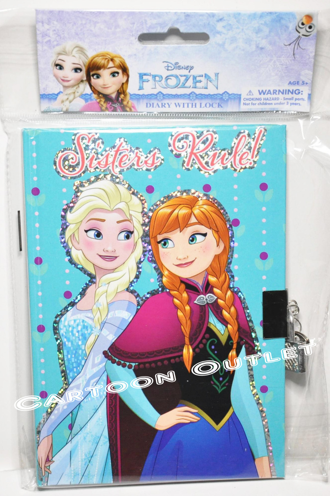 Disney Frozen Girls Lock And Key Diary
