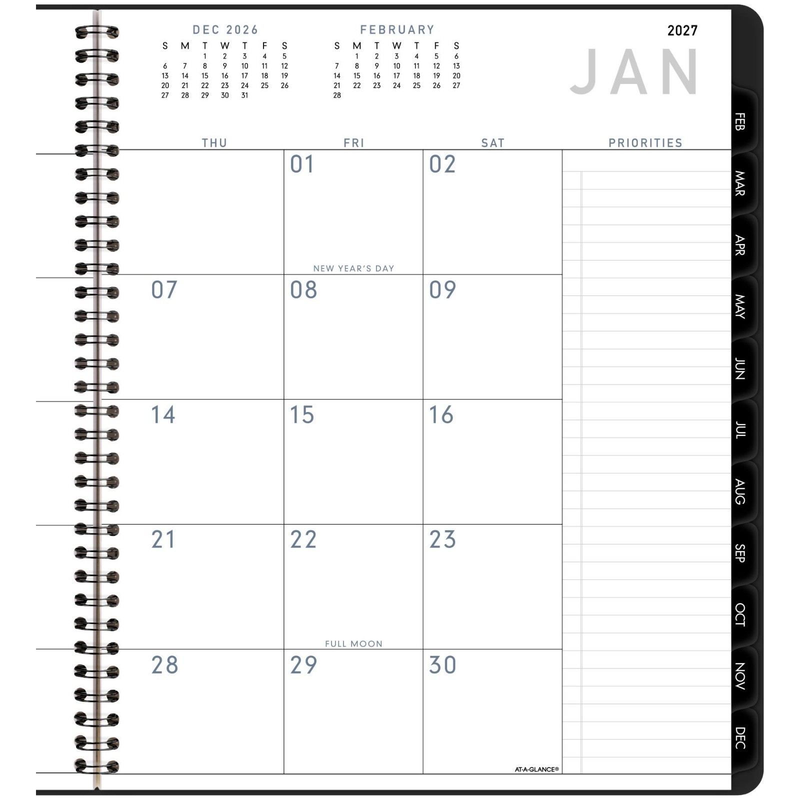 2026 At-A-Glance 70-26XL-05 Large Monthly Planner, 9 x 11″