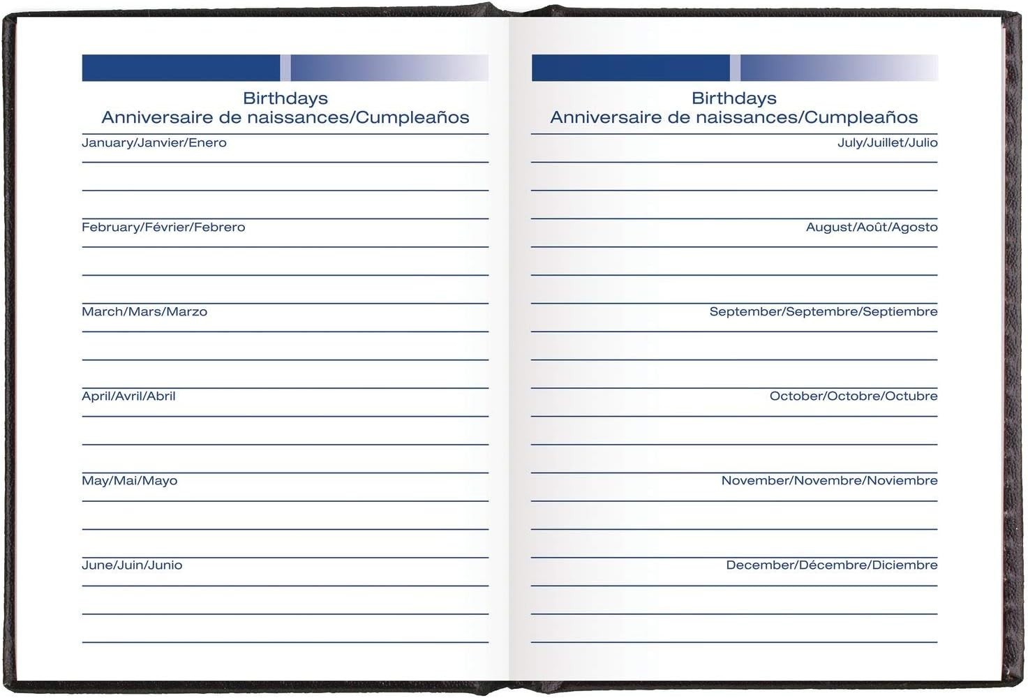 Elegant Telephone & Address Book, 384 Entries, 3″ x 4″ – Assorted Colors