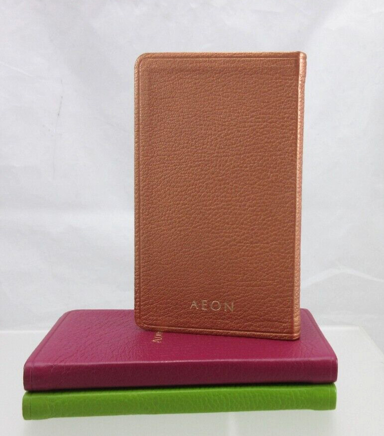 Address Book Pocket Size 3×5″ Soft Leather Cover Graphic Image List$40 Rose Gold