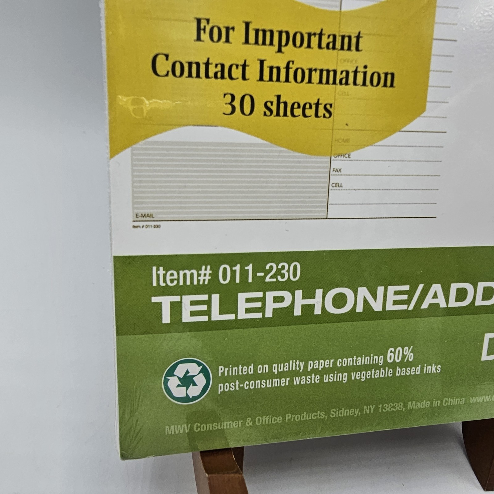 Day Runner Telephone Address Pages 3 7 ring 5.5 x 8.5 30 pg Dayrunner 011230
