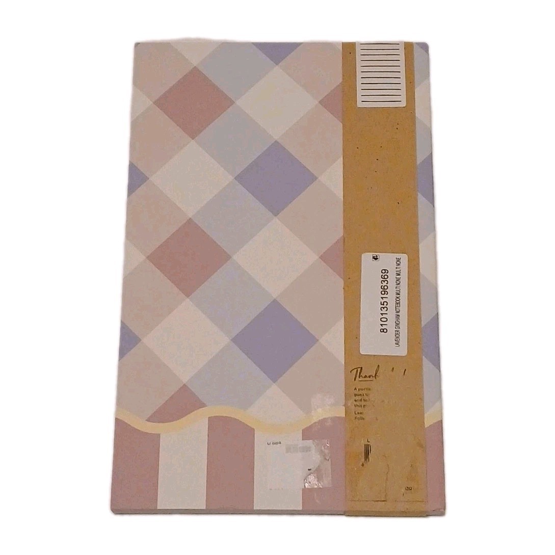 Denik Classic Layflat Notebook Pastel Plaid Cover 5.25″ X 8.25″ 144 Pages New