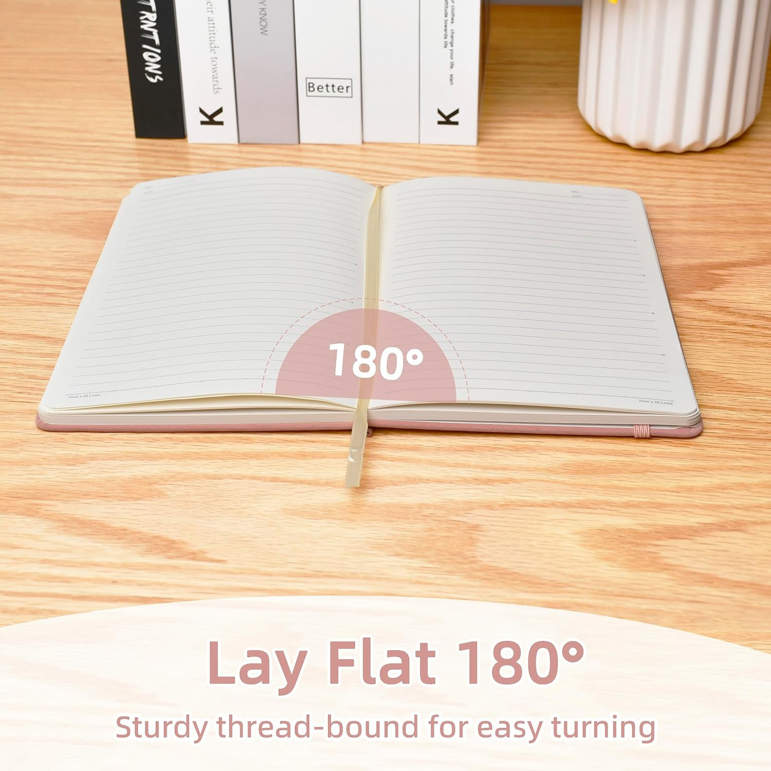 College Ruled Note Books, 192 Pages, 5.7”X8.3”, 100 GSM Thick Paper, Hardcover