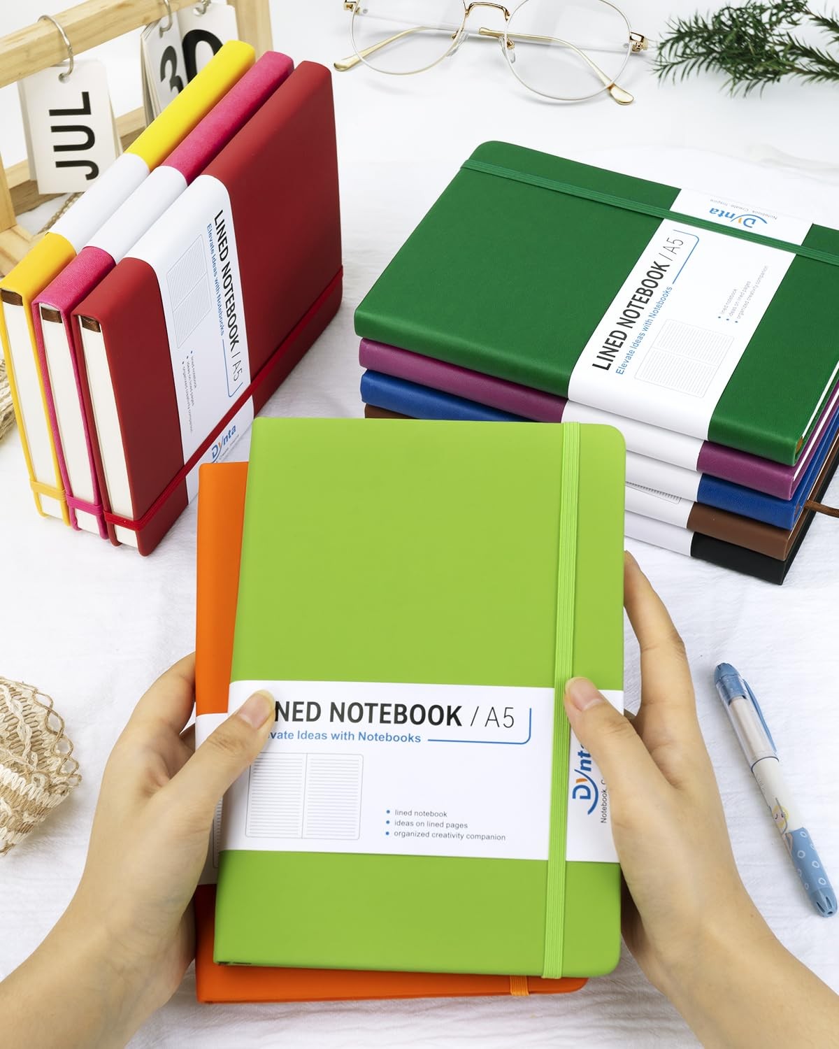 Hardcover Journal Notebooks, 10 Packs A5 Lined Journals Bulk for Writing 200 …