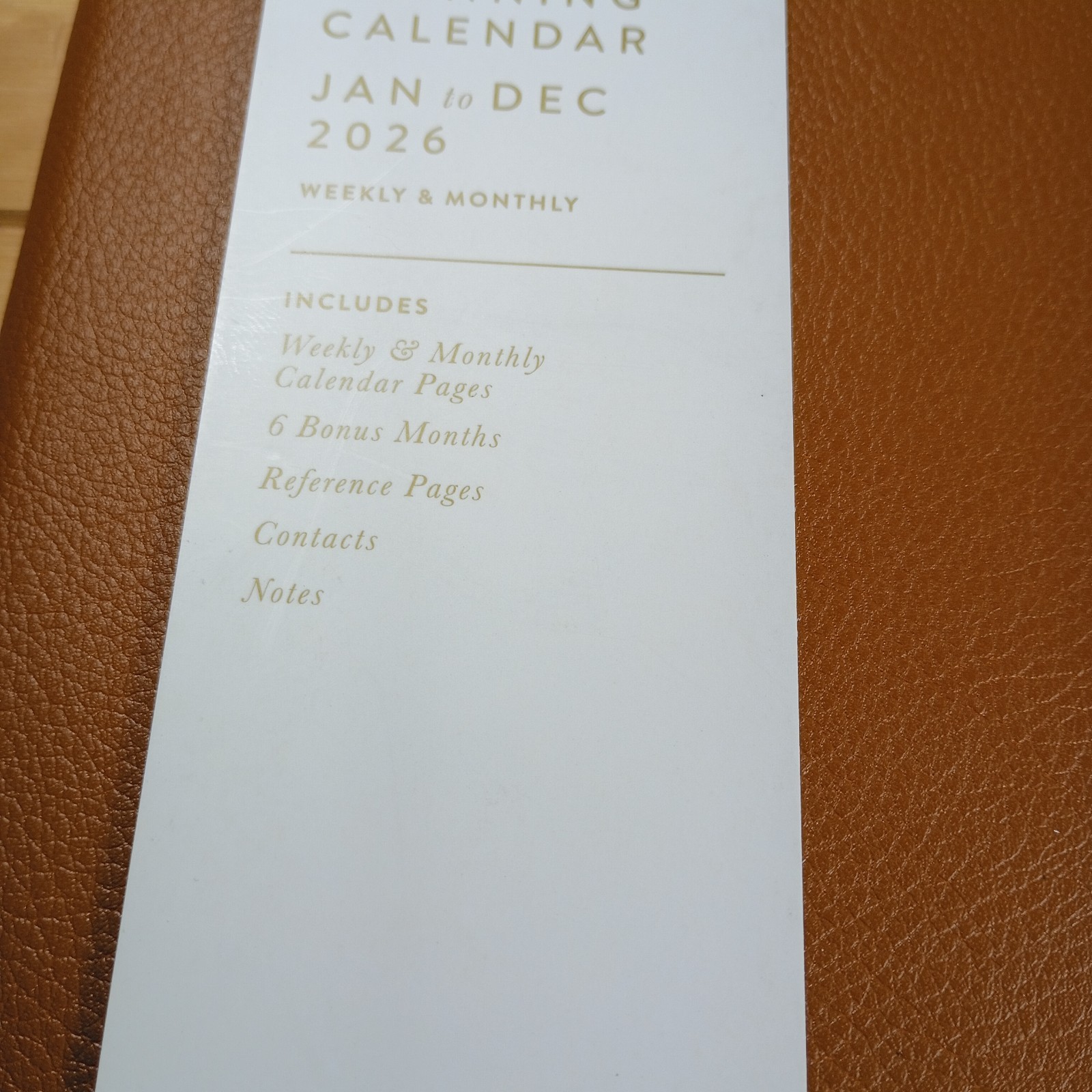2026 Bespoke Letterpress – Blue Sky Bespoke Letterpress Planning Calendar 156220