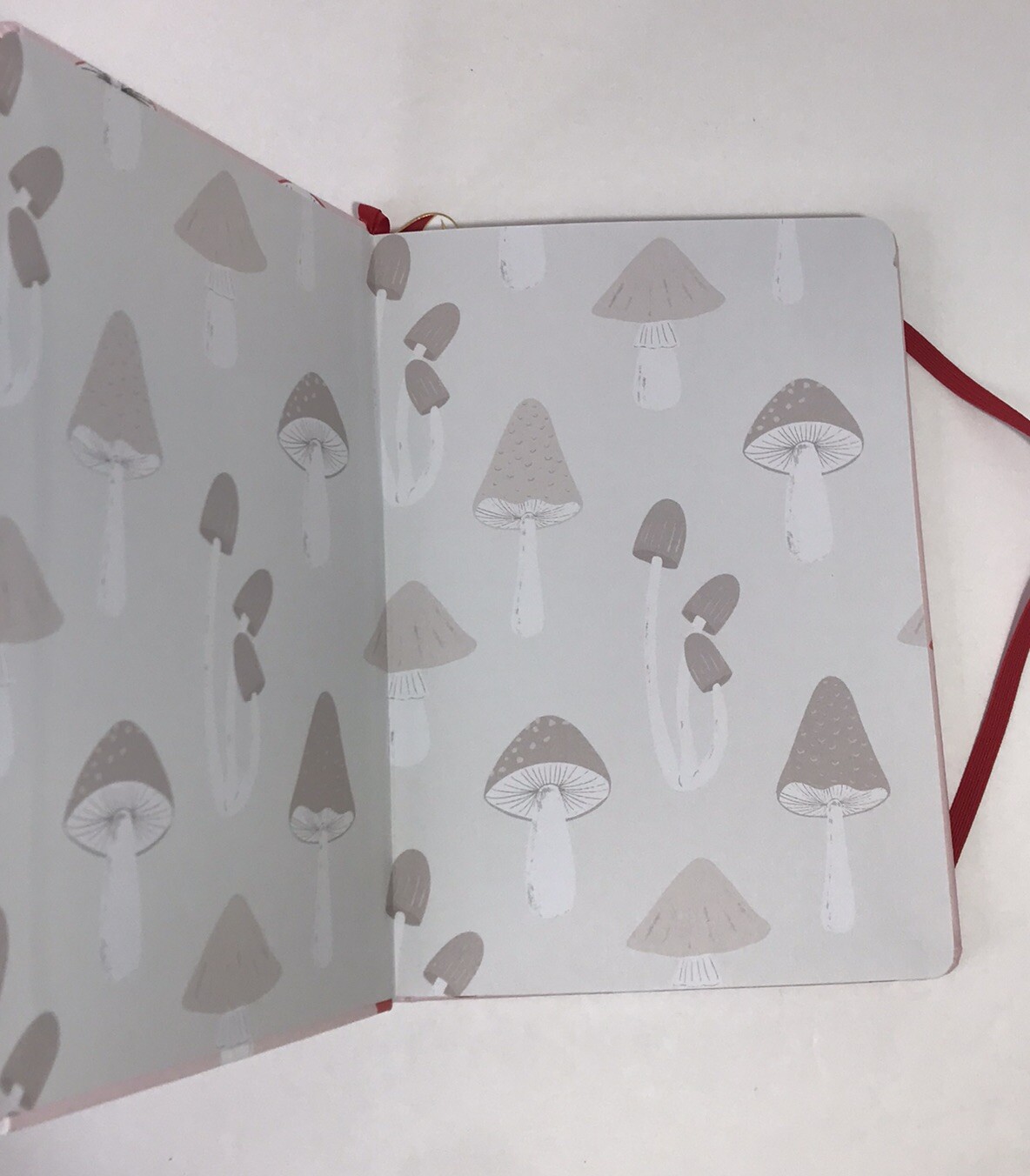 Eccolo Gooseberry Moon Mushrooms Lined Journal Notebook Bookmark Elastic Band