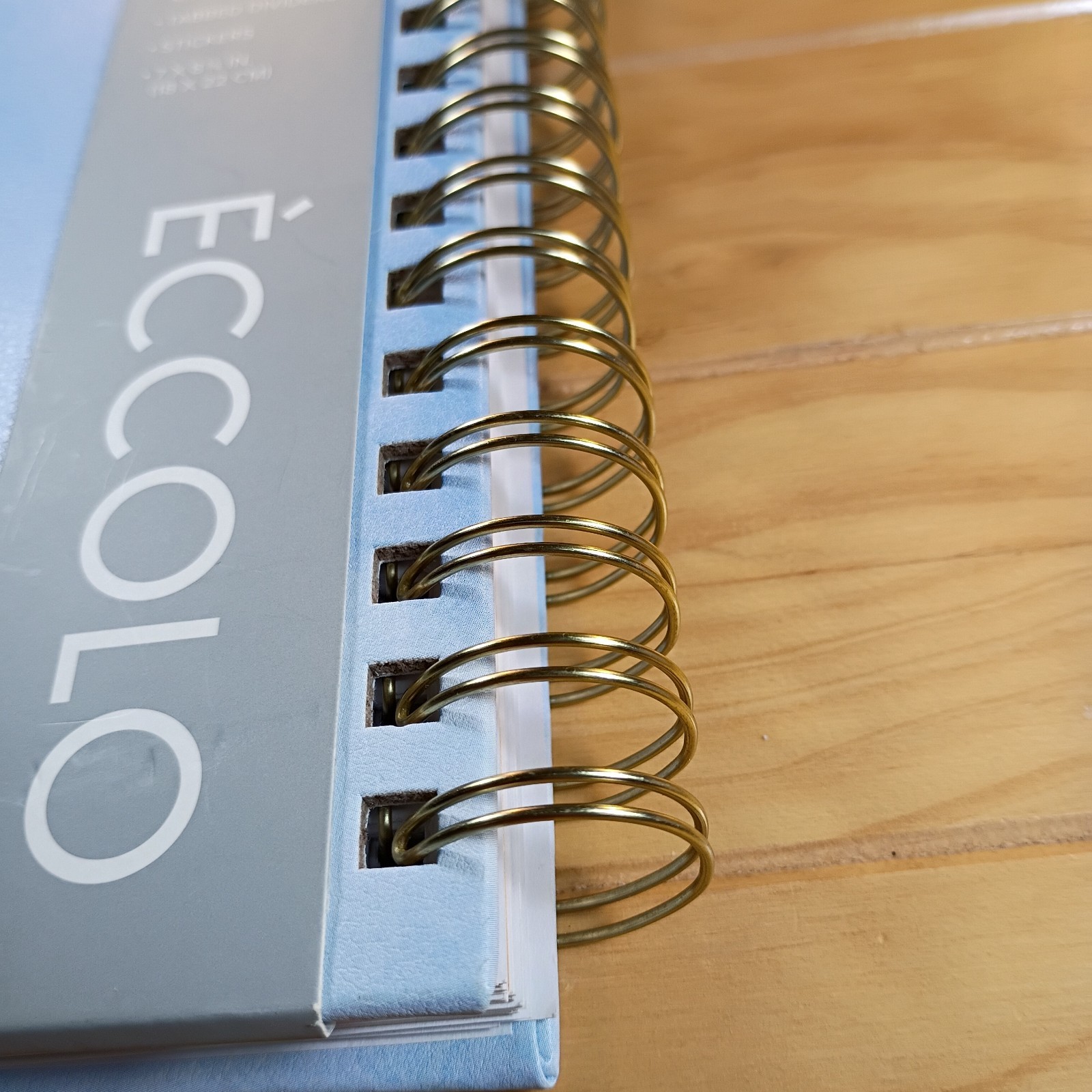 ÉCCOLO 2026, 12 Month Weekly Planner,Stickers, 7 In X 8 3/4 In. New.