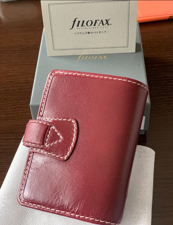 NEW Filofax System Notebook Mini 5 Size Malden H123 mm W90 mm T30 mm From JPN