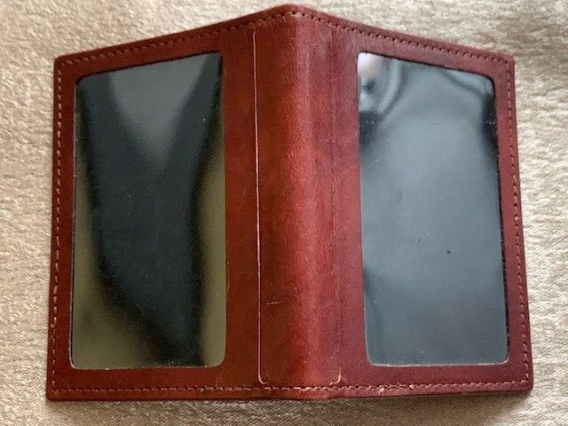 Bosca Brown Old Leather Compact Phone Book 5.0″ x 3.5″ & Card Holder 4.0″ x 3.0″