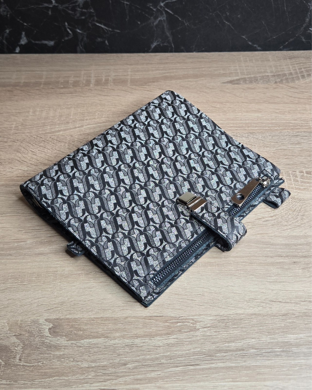 Grey shine Leather Cover planner A5 – Oops Shop just cover