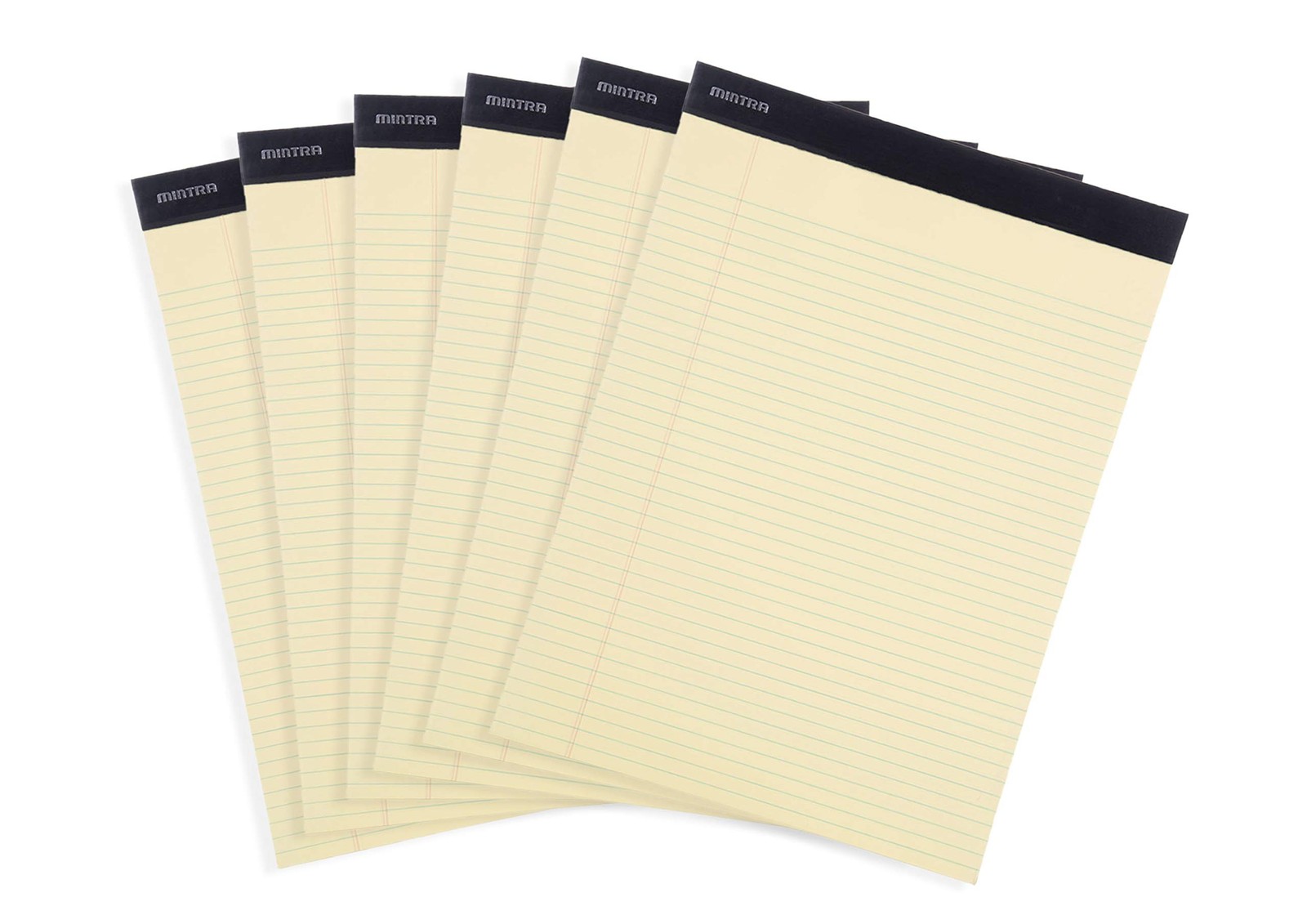 Mintra Office Canary Legal Pads – With Micro-perforated sheets, Smooth-lined …