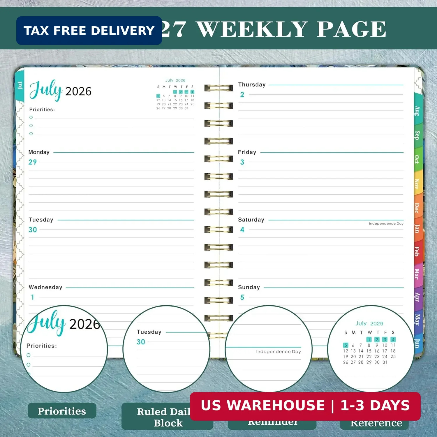 Planner 2026-2027 – Academic Planner 2026-2027, Jul. 2026 – Jun. 2027, 26-27 Pla