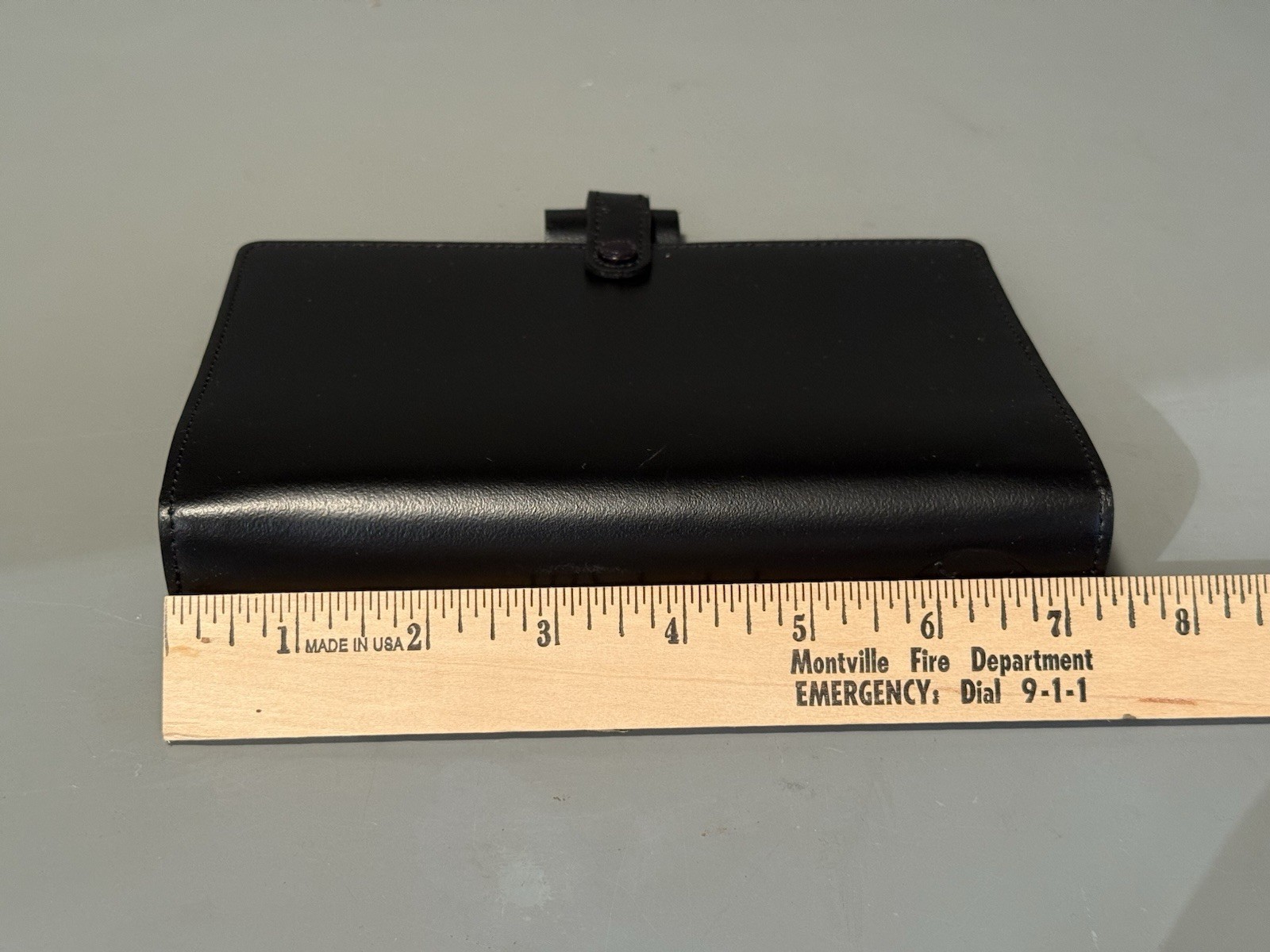 Genuine Filofax 1999 BLK Italian Leather Personal Buckingham Personal Organizer