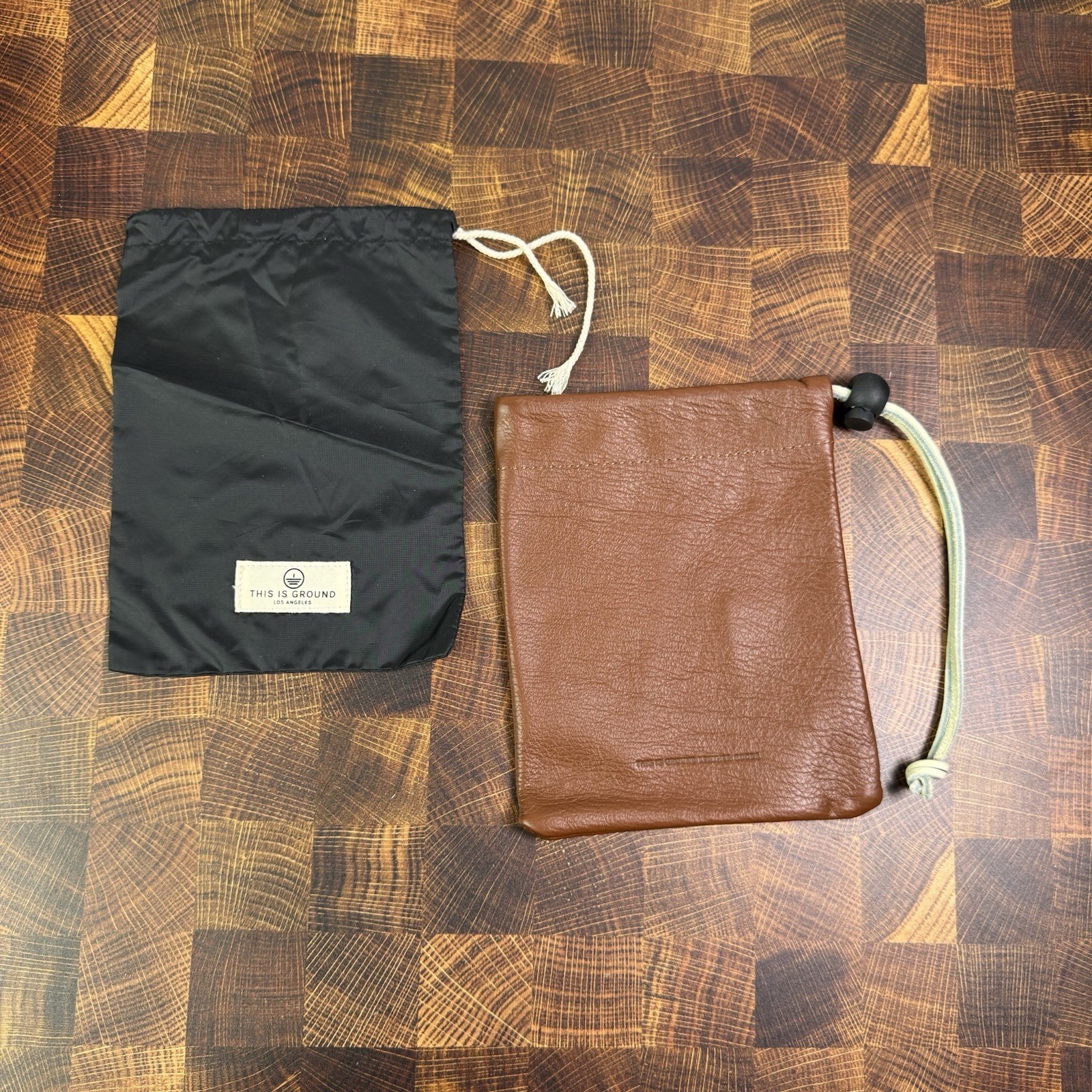 This Is Ground Mod Tablet 2 Leather Organizer Case Toffee Brown IPad Holder Vtg