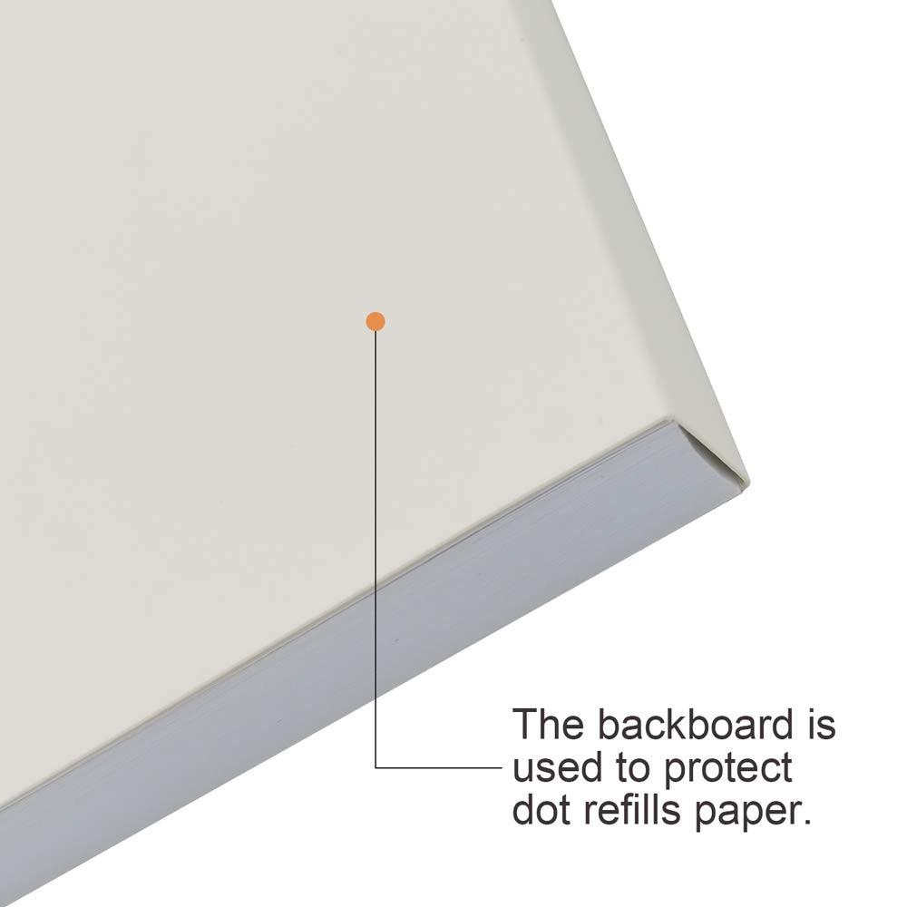 Letter Size Discbound Refill Paper, Disc Paper Refill for TUL Custom Note-Taking