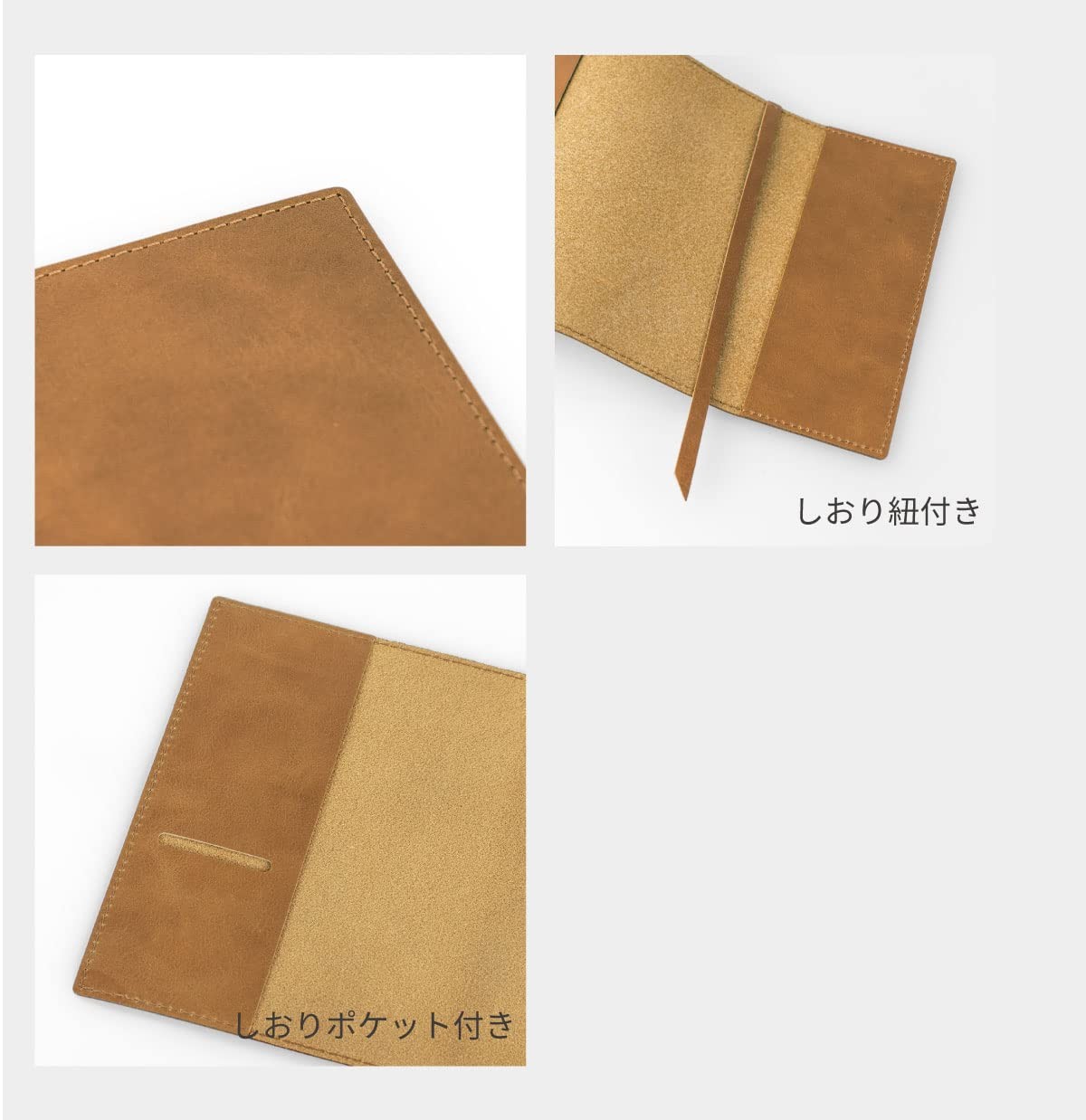 Genuine Leather Book Cover Paperback Notebook A6 ZE-V158