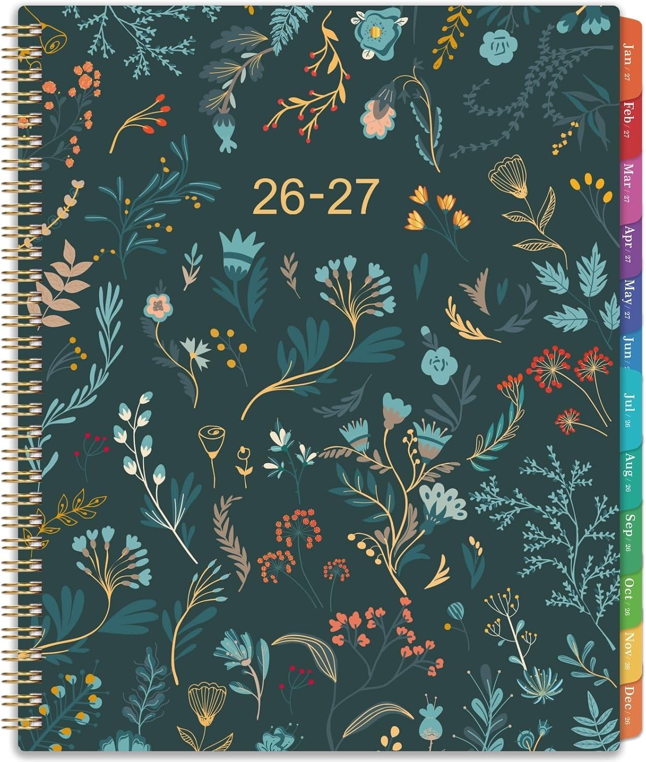 Luxurious 2026-2027 Monthly Organizer – 9×11 with Flexible Cover and Pocket
