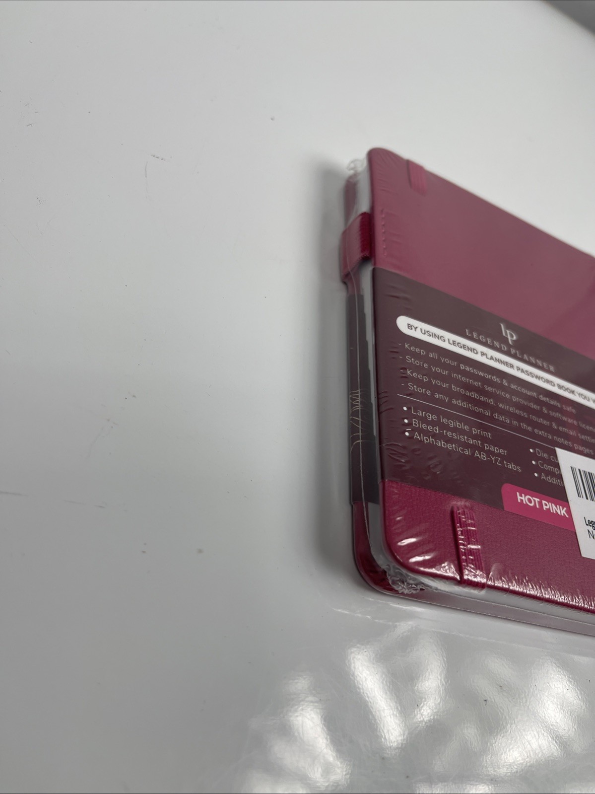 Password Book with Alphabetical Tabs Hardcover Password 4.4x 5.8- Pink