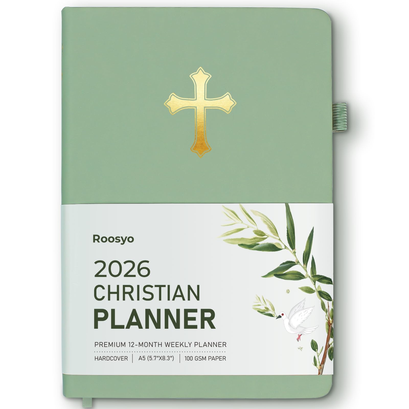 2026 Christian Planner for Women & Man – 5.7″x8.3″ 12-Month Hardcover Bible J…