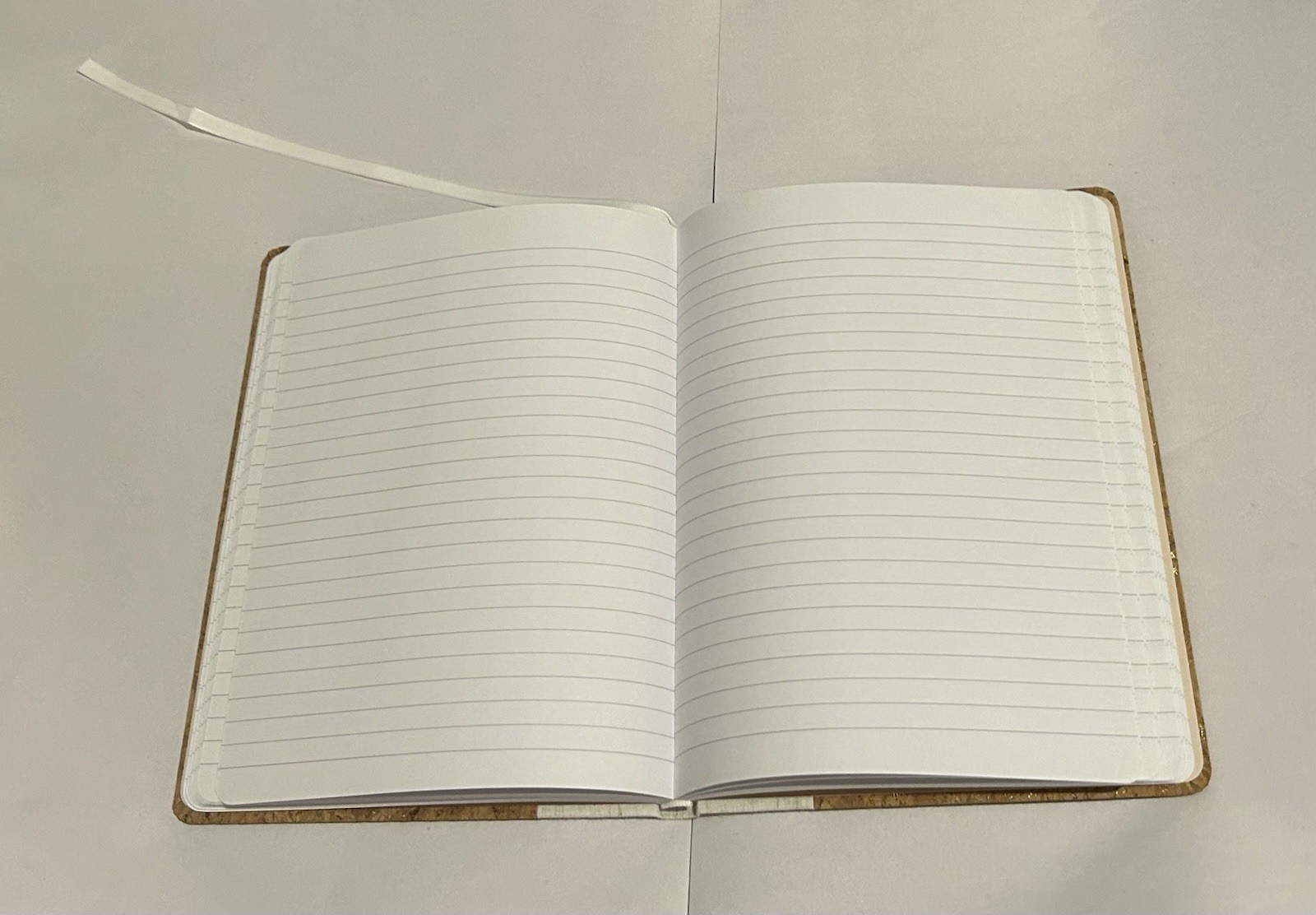 New Hardcover Journal Cork and Cardboard Page Marker 200 Lined Pages Vietnam