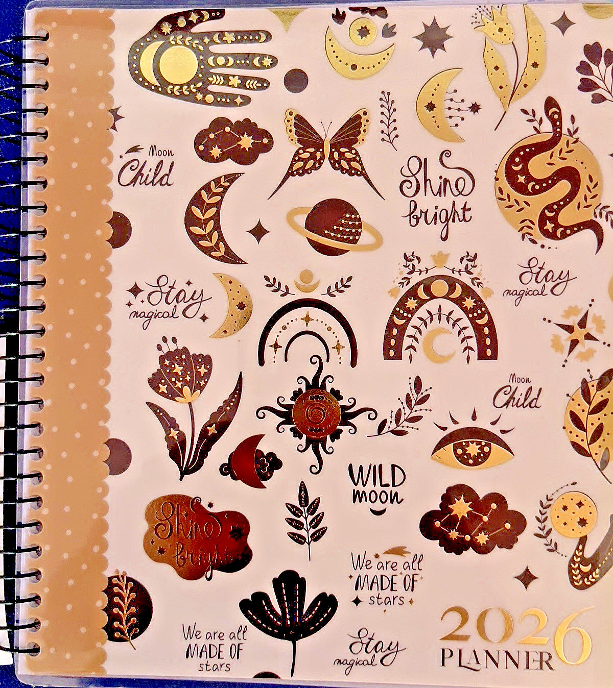 17 Month Planner SHINE BRIGHT Aug 2025 – Dec 2026 Weekly Planning Note Page Gift