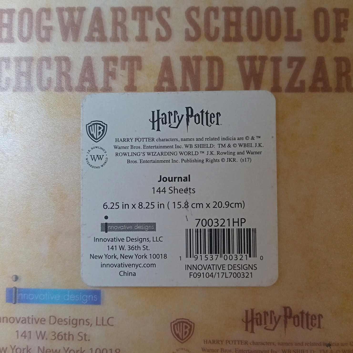 Harry Potter Hogwart Spiral Bound School Lined Graph Paper Tab Journal 6.5″x8.5″