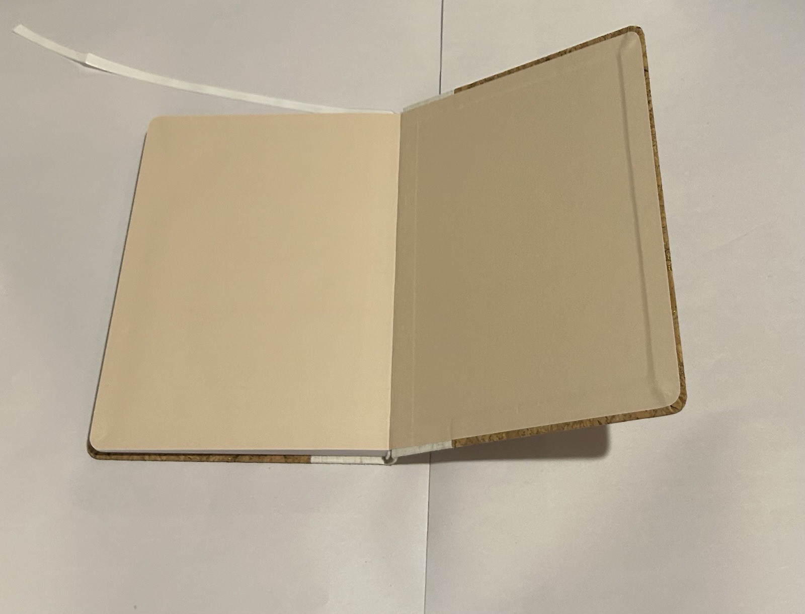New Hardcover Journal Cork and Cardboard Page Marker 200 Lined Pages Vietnam