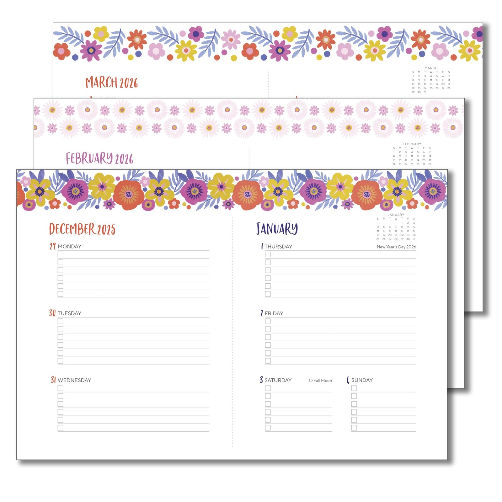 High Note 2026 Planner, 12-Month Weekly & Monthly Flexible Cover Jess Phoenix