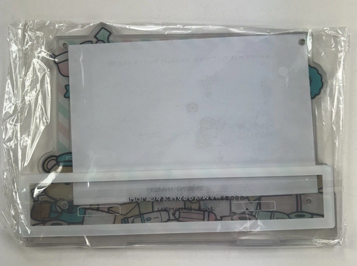 Hubman Chubgirl Happy Mail Acrylic Frame + Shaker Charm + Weekly Planner Pad