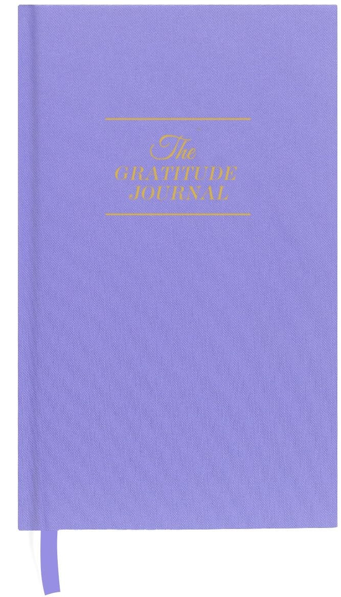 The Gratitude Journal – for More Mindfulness, Happiness, 5×8 inches, Lavender