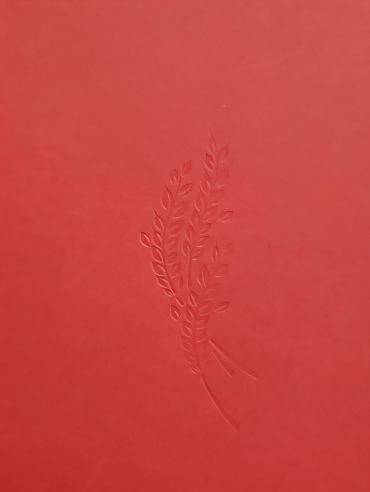 Chanel Red Journal “Happy Chinese New Year” Front Cover Embossed With Wheat…