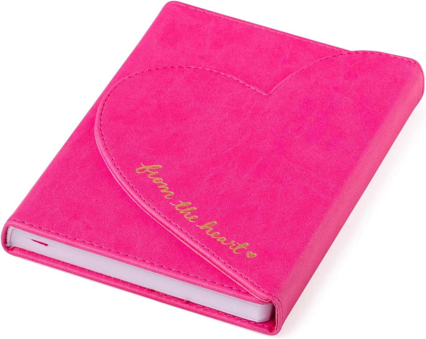 Eccolo Dayna Lee Love Journal & Notebook with Magnetic Heart Flap, 256 Acid-Free
