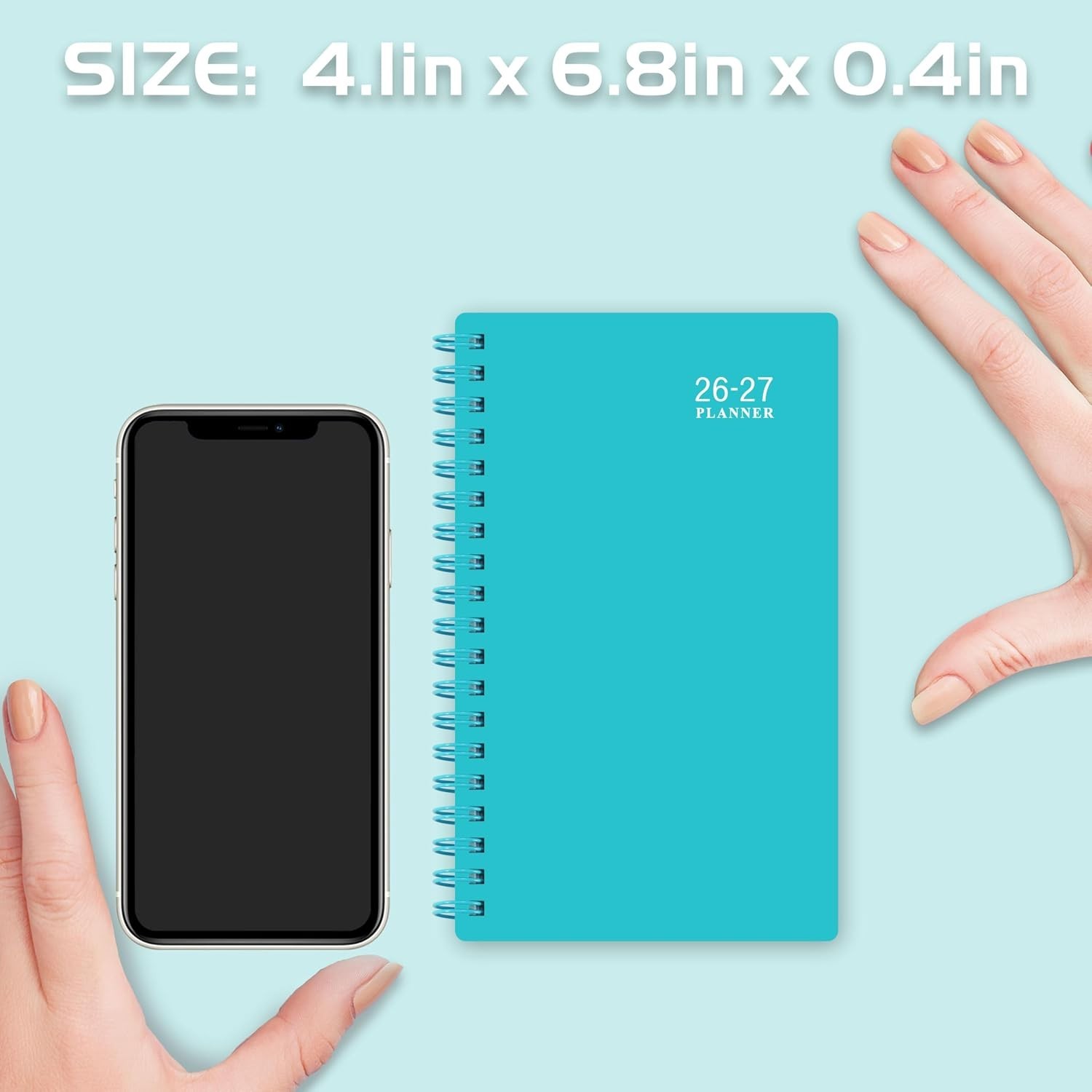 2026-2027 Pocket Calendar/Planner – Weekly & Monthly Pocket Planner for Purse…