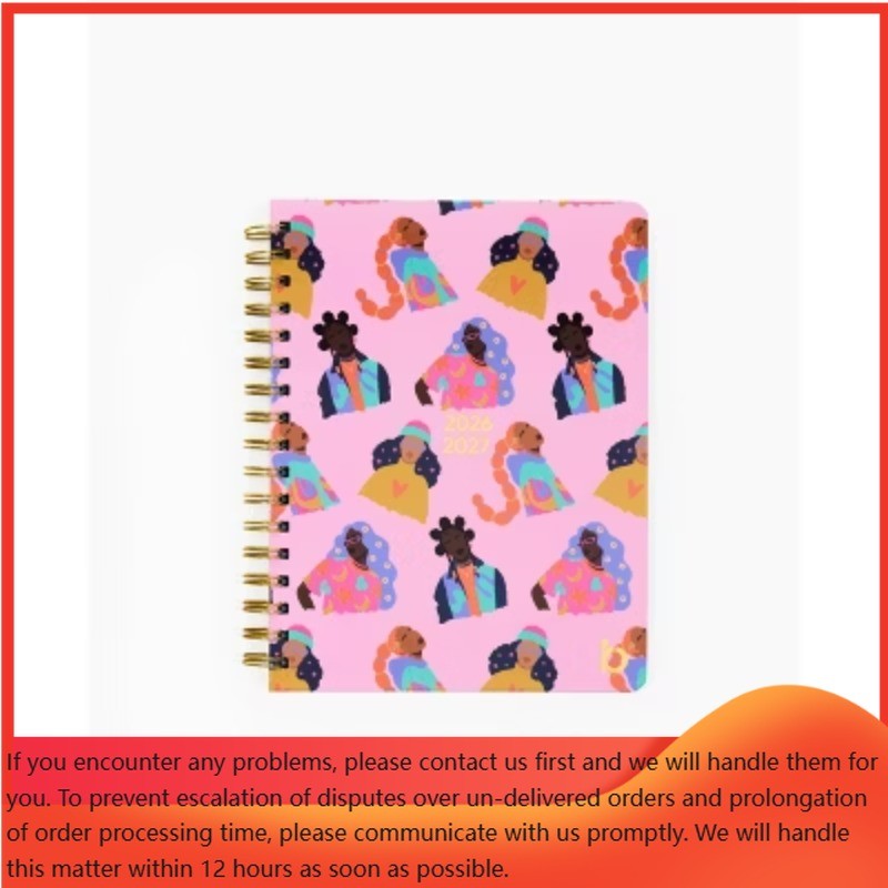 Be Rooted 7″x9″ 2026-2027 Academic Planner ‘Girls Run The World’ All Over Print