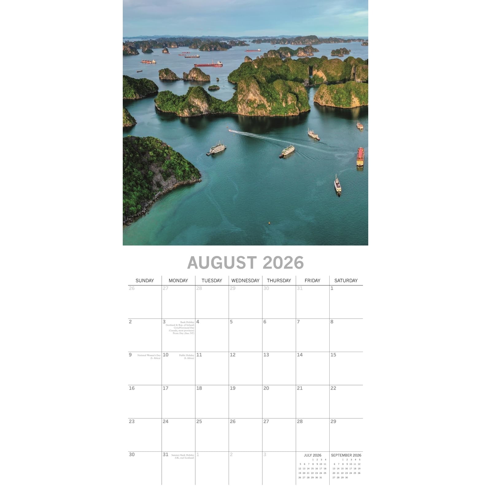 The Gifted Stationery 16-Month Square Wall Calendar – 2026 Calendar…