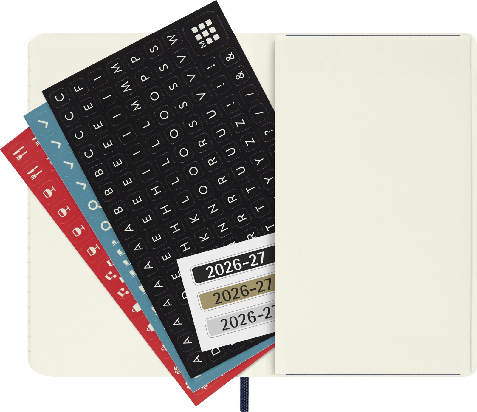 Moleskine Classic 18 Month 2026-2027 Weekly 3.5″ x 5.5″, Sapphire Blue