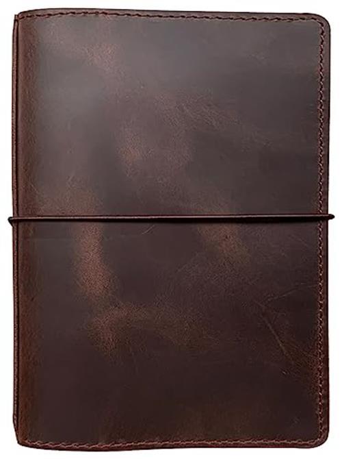 Travelers Notebook Cover with Inner Pockets Card Slots and Pen Holder B6