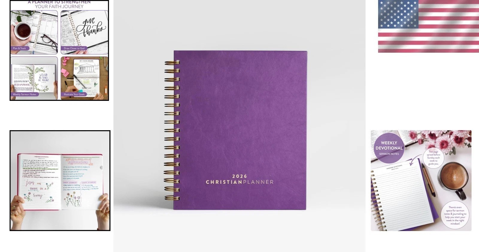 Christian Planner 2026: Vision Board, Habit Tracker, Quality, Devotional