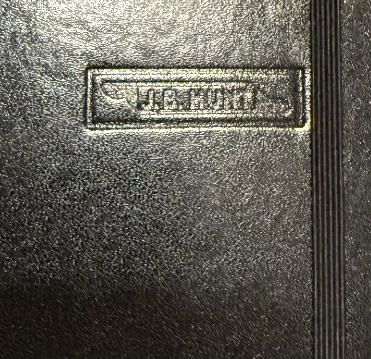 JB Hunt (Pocketbook) Black Notebook BLANK